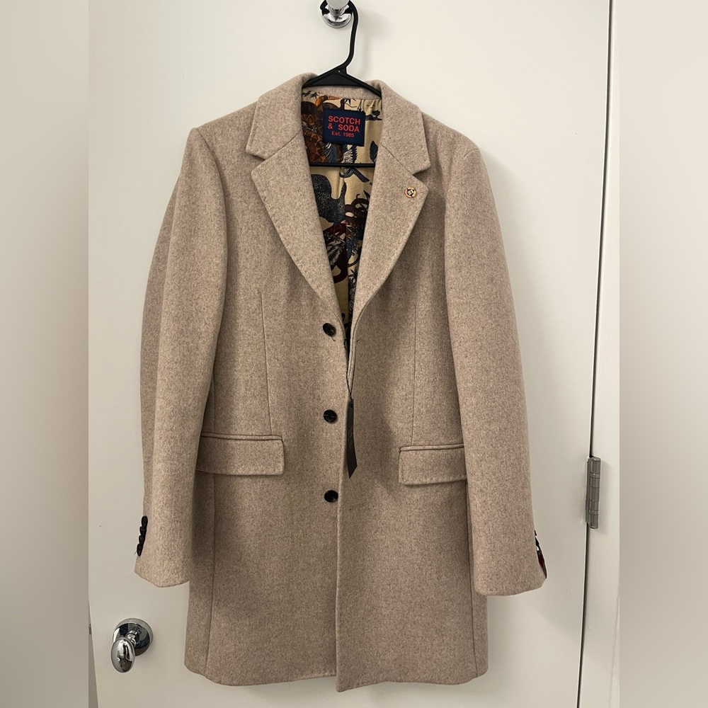 Scotch and soda coat